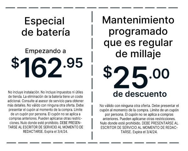 ofertas de servicio